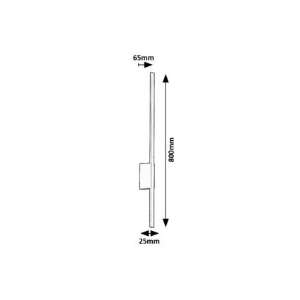 Rabalux - LED Outdoor wall light LED/12W/230V IP44