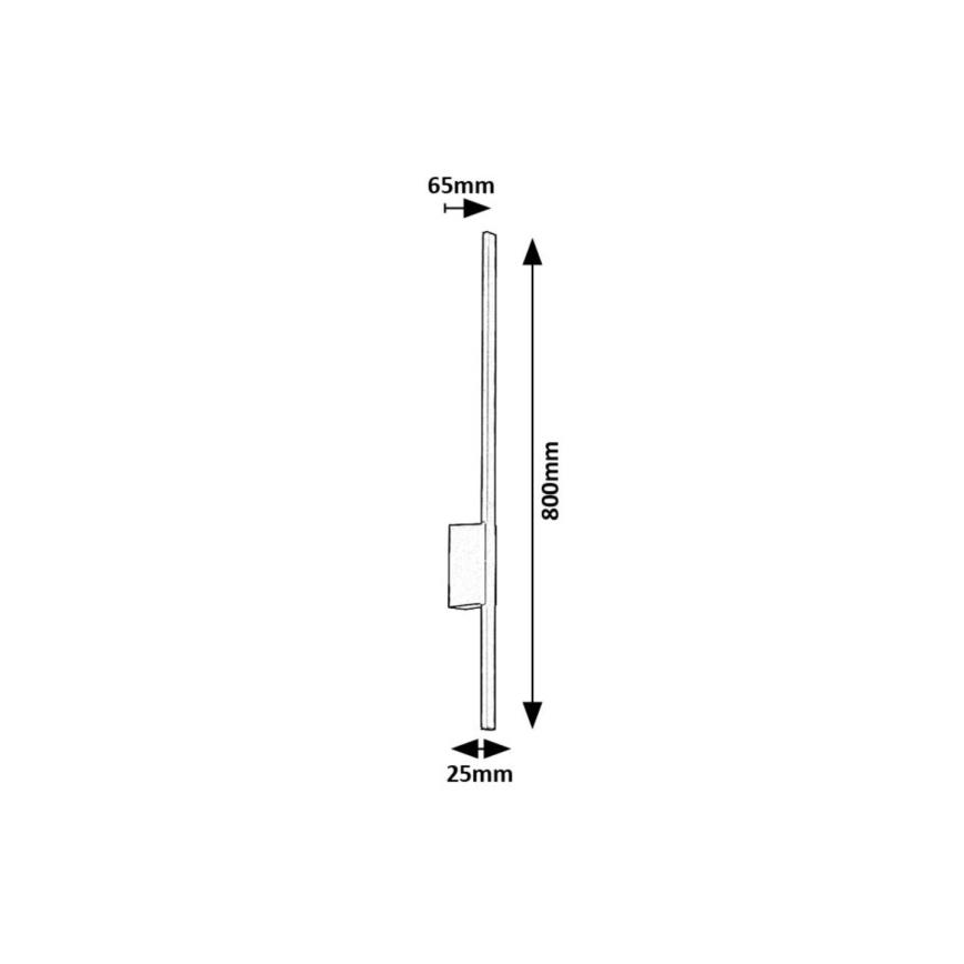 Rabalux - LED Outdoor wall light LED/12W/230V IP44
