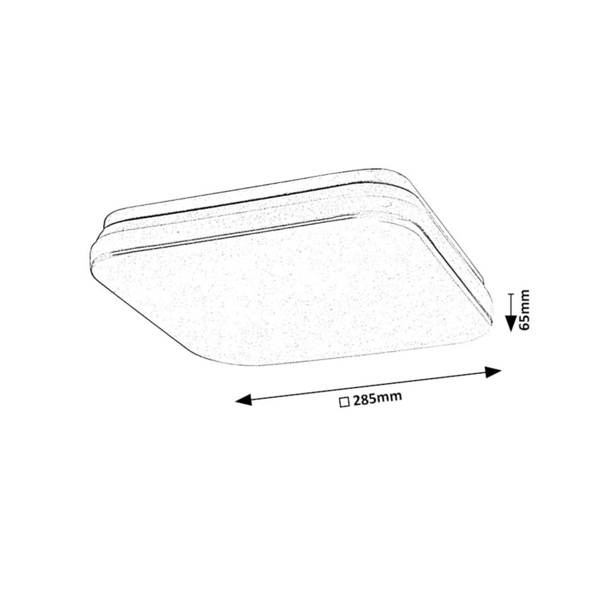 Rabalux - LED Bathroom ceiling light with sensor LED/18W/230V 4000K IP44