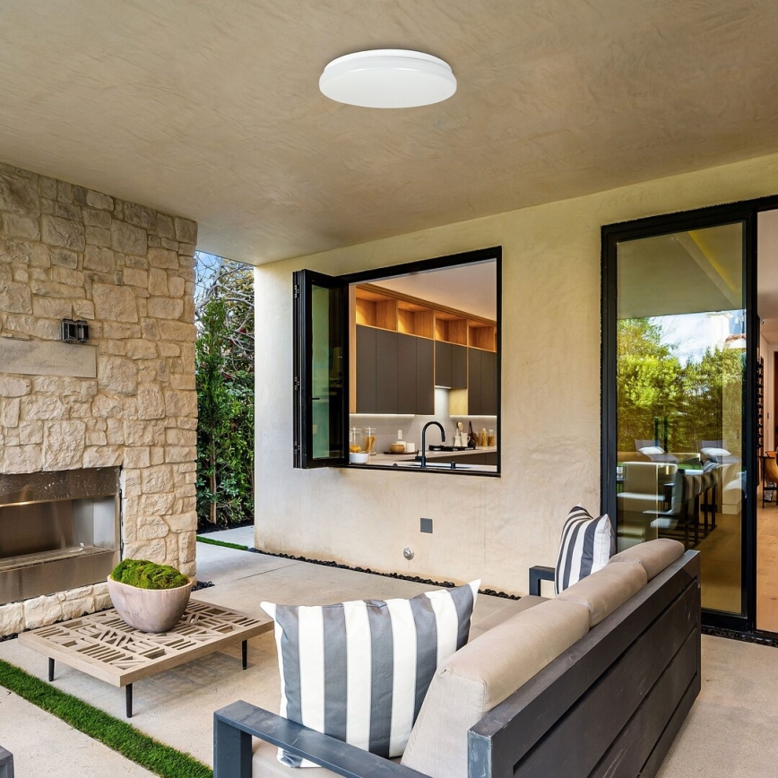 Rabalux - LED Bathroom Ceiling Light with Integrated Sensor, 24W/230V, 4000K, IP44, Ø 35 cm