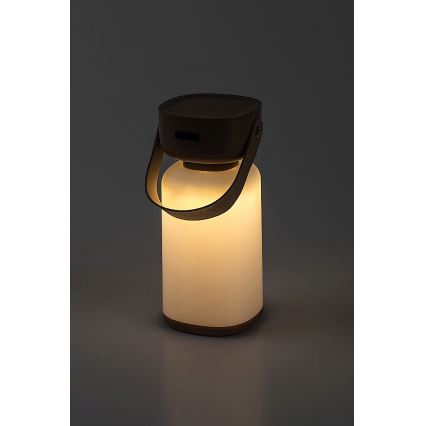 Rabalux - LED Outdoor dimmable touch rechargeable table lamp LED/3W/5V IP44 brown