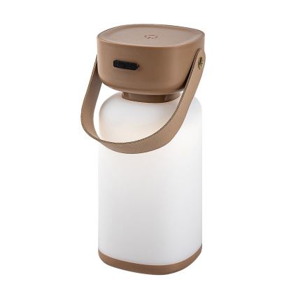 Rabalux - LED Outdoor dimmable touch rechargeable table lamp LED/3W/5V IP44 brown
