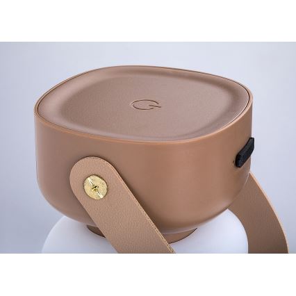 Rabalux - LED Outdoor dimmable touch rechargeable table lamp LED/3W/5V IP44 brown