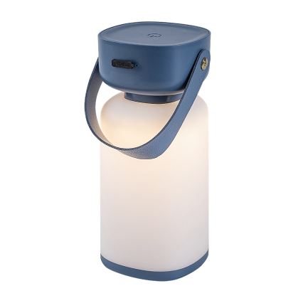 Rabalux - LED Outdoor dimmable touch rechargeable table lamp LED/3W/5V IP44 blue