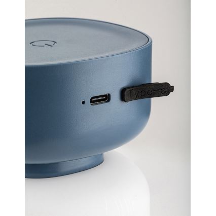Rabalux - LED Outdoor dimmable touch rechargeable table lamp LED/3W/5V IP44 blue