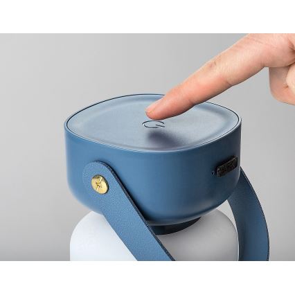 Rabalux - LED Outdoor dimmable touch rechargeable table lamp LED/3W/5V IP44 blue