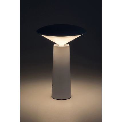 Rabalux - LED Dimmable rechargeable touch table lamp POLPERRO LED/3W/3,7V 1200mAh white