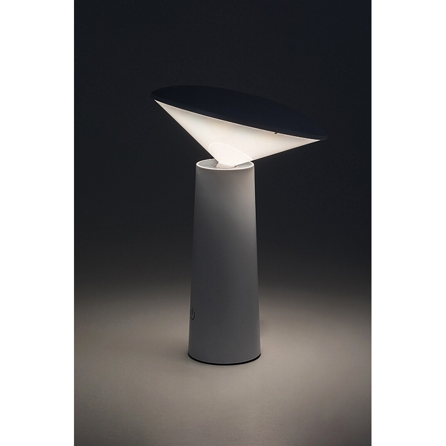 Rabalux - LED Dimmable rechargeable touch table lamp POLPERRO LED/3W/3,7V 1200mAh white