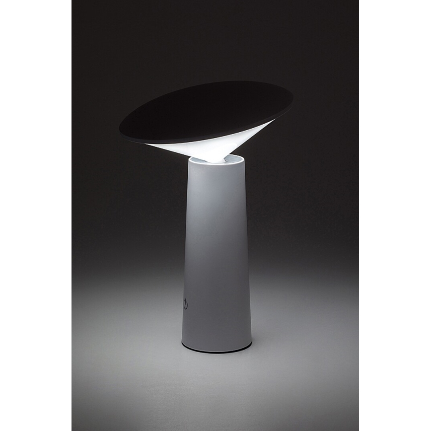 Rabalux - LED Dimmable rechargeable touch table lamp POLPERRO LED/3W/3,7V 1200mAh white
