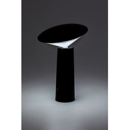 Rabalux - LED Dimmable rechargeable touch table lamp POLPERRO LED/3W/3,7V 1200mAh black