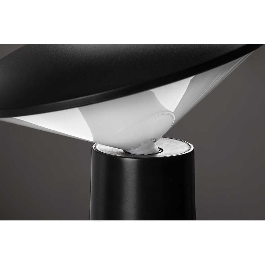 Rabalux - LED Dimmable rechargeable touch table lamp POLPERRO LED/3W/3,7V 1200mAh black