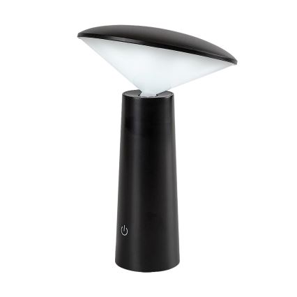 Rabalux - LED Dimmable rechargeable touch table lamp POLPERRO LED/3W/3,7V 1200mAh black