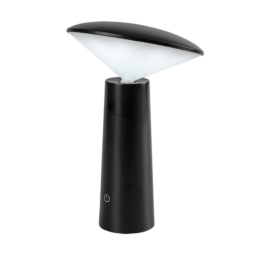 Rabalux - LED Dimmable rechargeable touch table lamp POLPERRO LED/3W/3,7V 1200mAh black