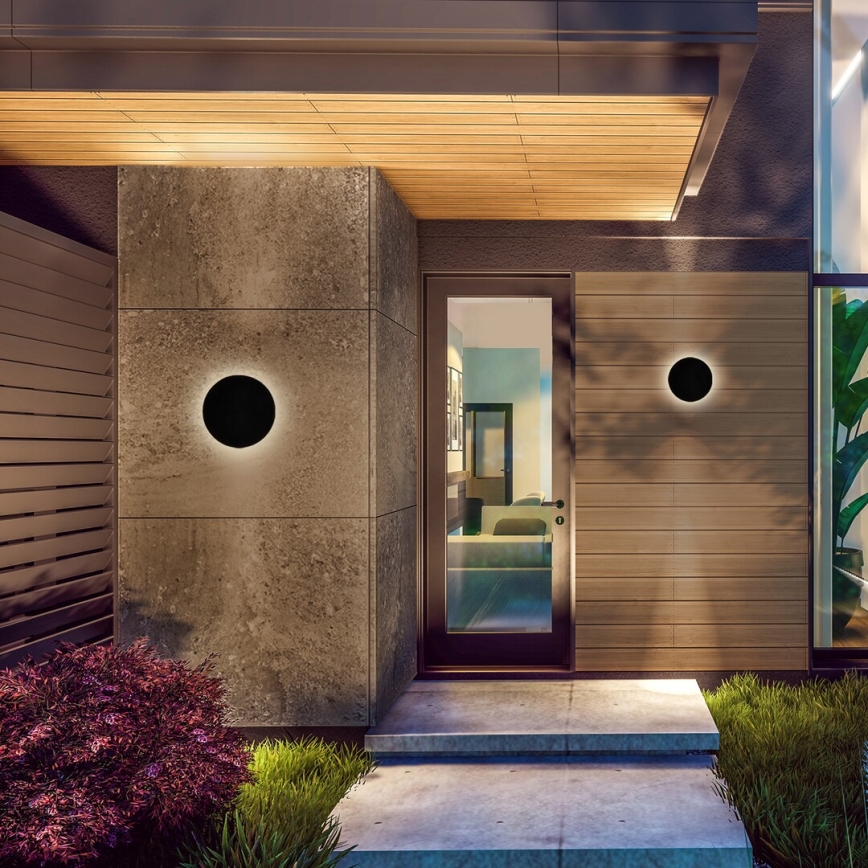 Rabalux - LED Outdoor wall light 15W/230V 2700/4000/6500K IP65 black