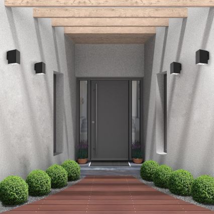 Rabalux - LED Outdoor wall light LED/9W/230V 2700/4000/6500K IP65 black
