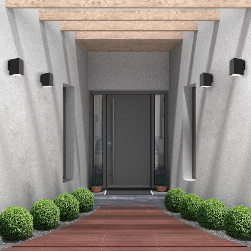 Rabalux - LED Outdoor wall light LED/9W/230V 2700/4000/6500K IP65 black