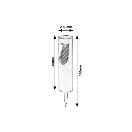 Rabalux - LED Solar lamp LED/0,1W/1,2V 600mAh IP44