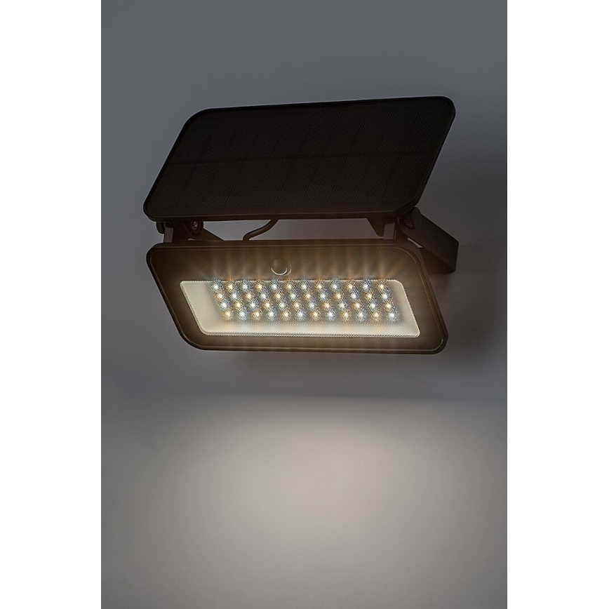 Rabalux - LED Solar floodlight with a sensor LED/8W/3,7V 3000/4000/6500K IP65 2600 mAh