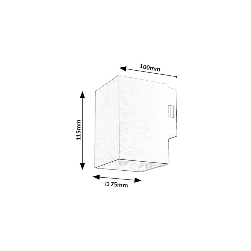 Rabalux - LED Outdoor wall light LED/9W/230V 2700/4000/6500K IP65 white