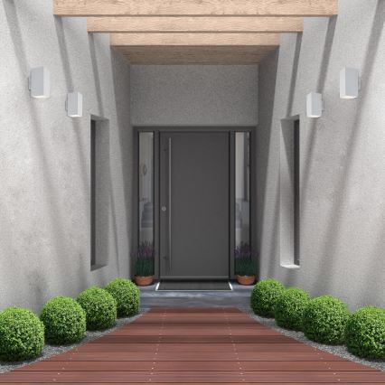 Rabalux - LED Outdoor wall light LED/18W/230V 2700/4000/6500K IP65 white