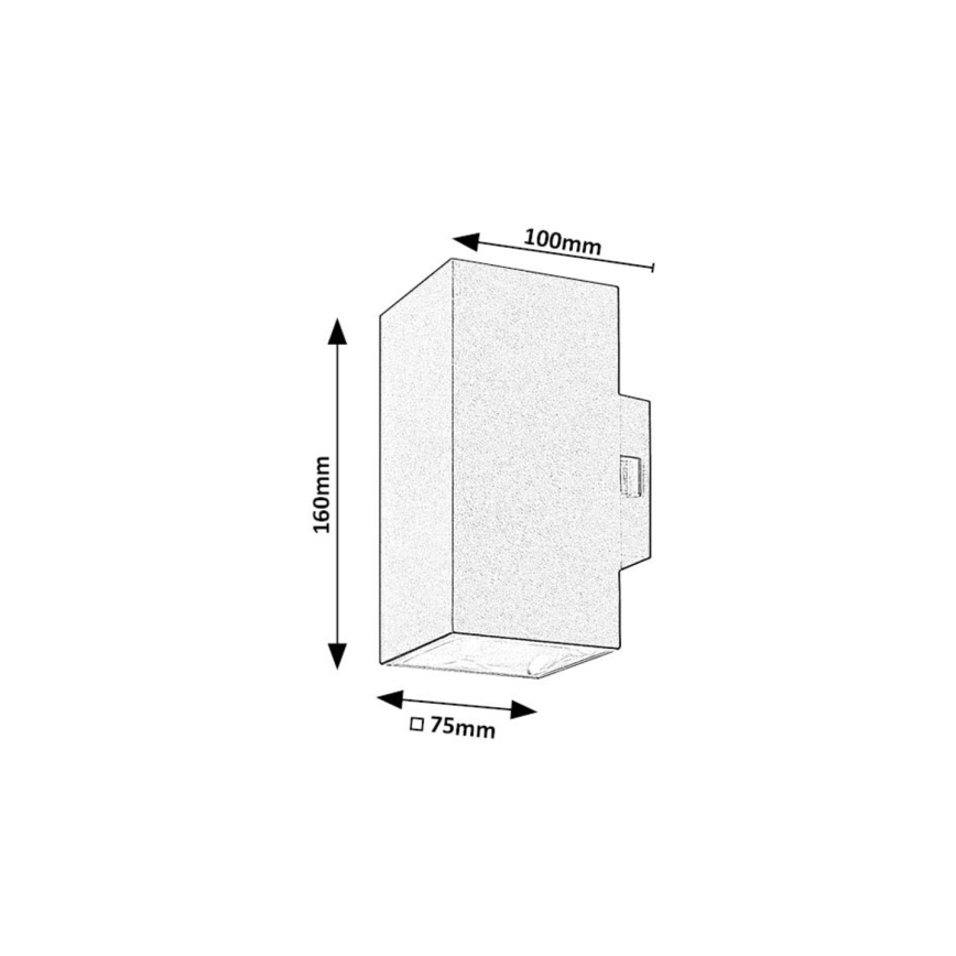 Rabalux - LED Outdoor wall light LED/18W/230V 2700/4000/6500K IP65 white