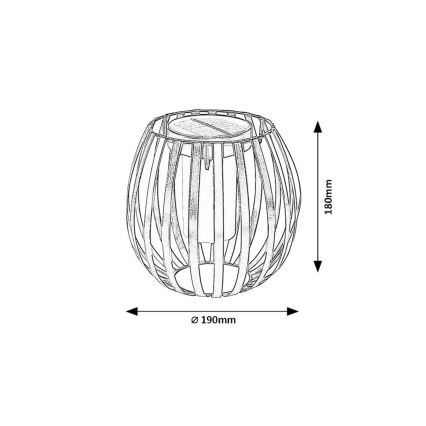 Rabalux - LED Solar light LED/1W/1,2V 300mAh IP44