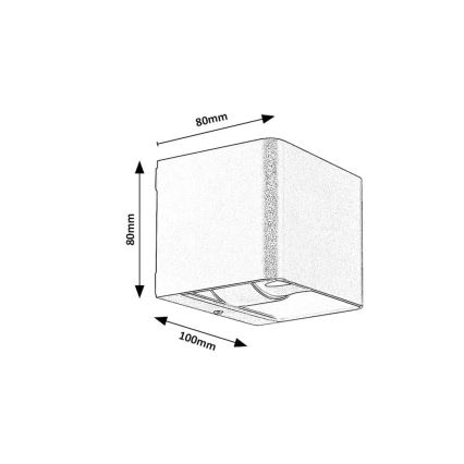 Rabalux - LED Outdoor wall light LED/10W/230V IP54 brown