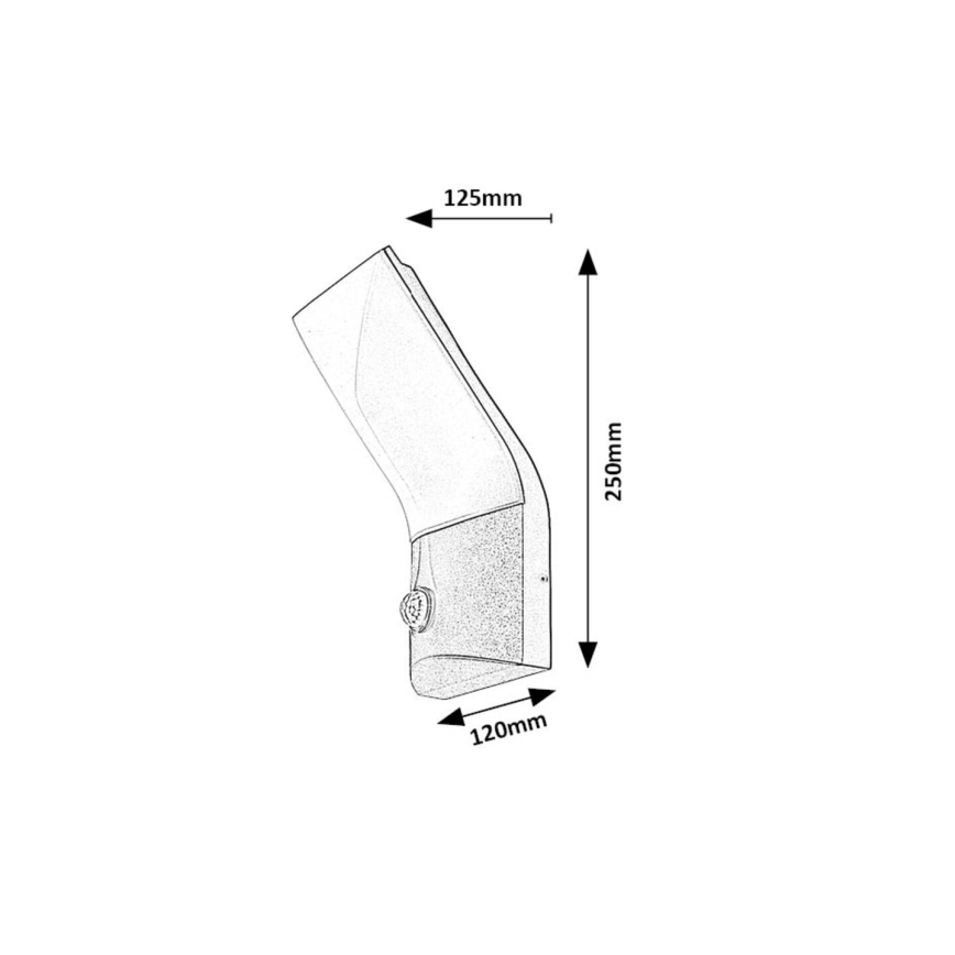 Rabalux - LED Outdoor wall light with a sensor LED/10W/230V IP54