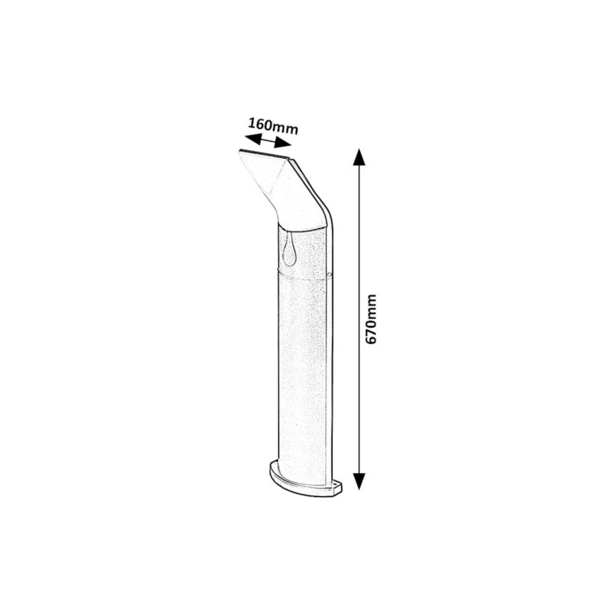 Rabalux - LED Outdoor lamp LED/10W/230V IP54