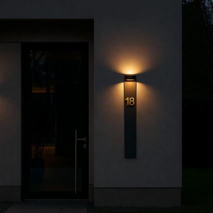 Rabalux - LED Outdoor Wall Light LED/9W/230V IP54 Anthracite