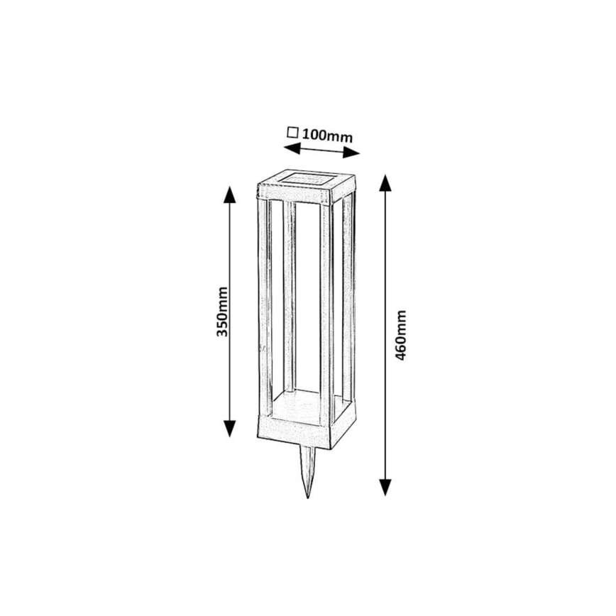 Rabalux - LED Solar light LED/0,18W/3,7V IP44