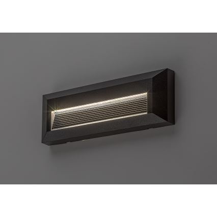 Rabalux - LED Outdoor Wall Light, 6W, 230V, IP65, Black