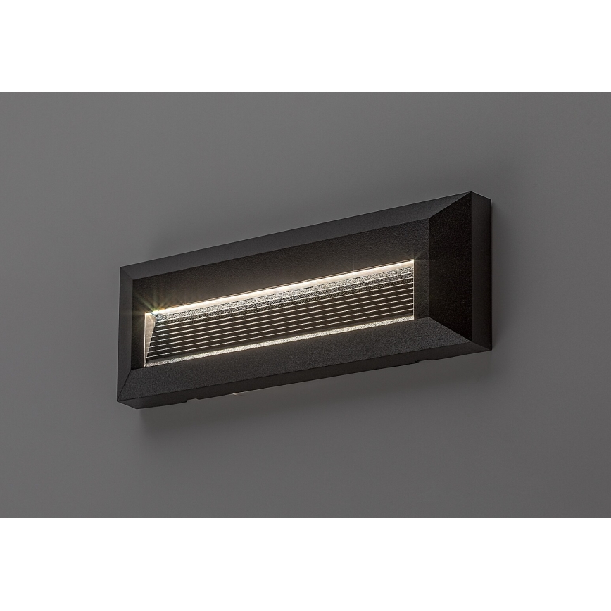 Rabalux - LED Outdoor Wall Light, 6W, 230V, IP65, Black