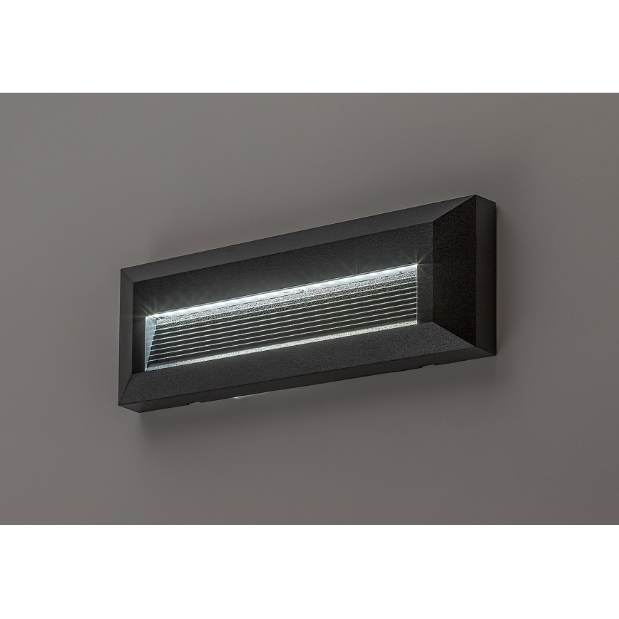 Rabalux - LED Outdoor Wall Light, 6W, 230V, IP65, Black