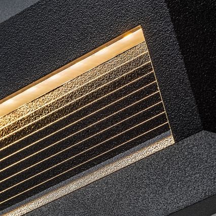 Rabalux - LED Outdoor Wall Light, 6W, 230V, IP65, Black