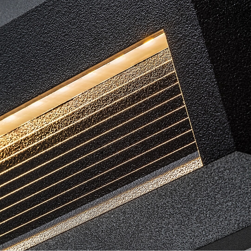 Rabalux - LED Outdoor Wall Light, 6W, 230V, IP65, Black