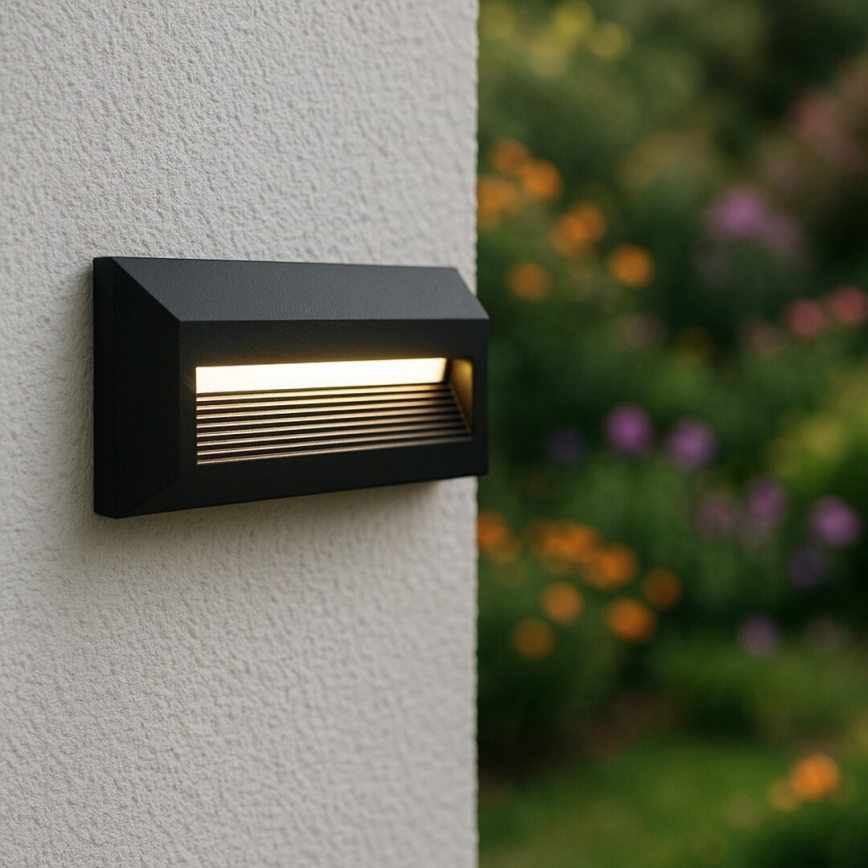 Rabalux - LED Outdoor Wall Light LED/6W/230V IP65 black