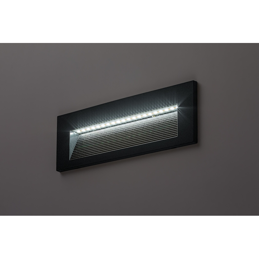 Rabalux - LED Outdoor Wall Light LED/6W/230V IP65 black