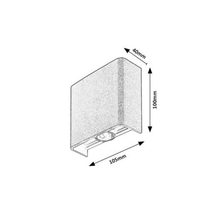 Rabalux - Outdoor LED Wall Light 2W/230V 2000/2700/4000K IP65