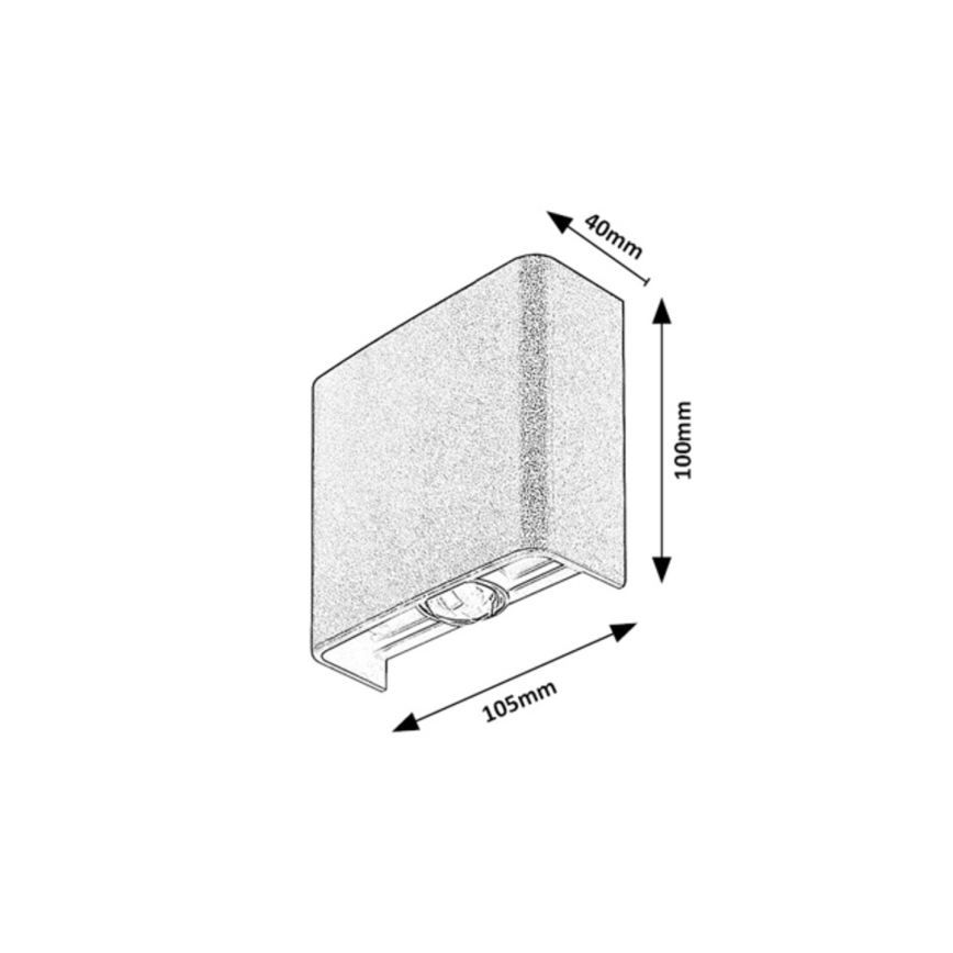 Rabalux - Outdoor LED Wall Light 2W/230V 2000/2700/4000K IP65