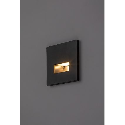 Rabalux - LED Staircase Light LED/1W/230V 3000/4500/6500K Black