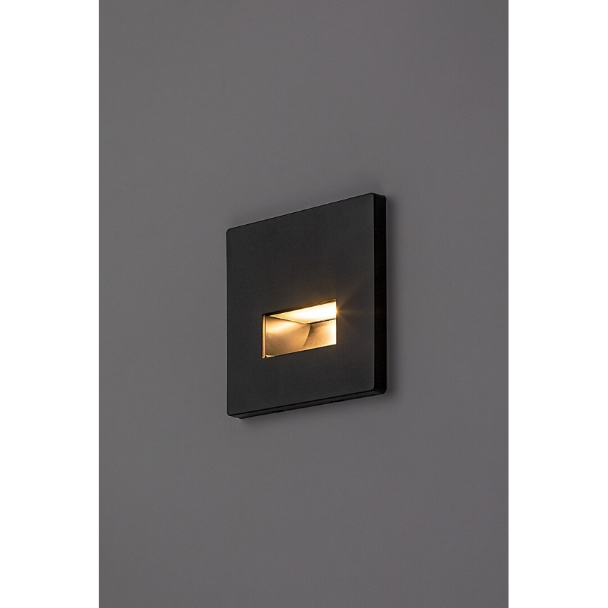 Rabalux - LED Staircase Light LED/1W/230V 3000/4500/6500K Black