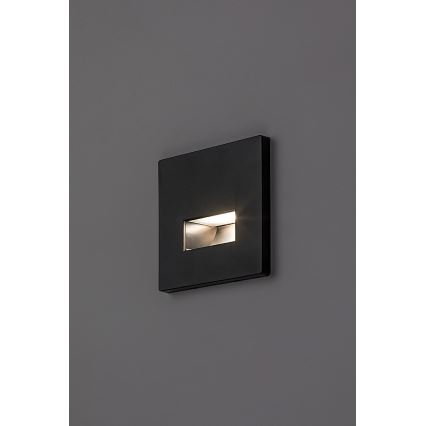 Rabalux - LED Staircase Light LED/1W/230V 3000/4500/6500K Black