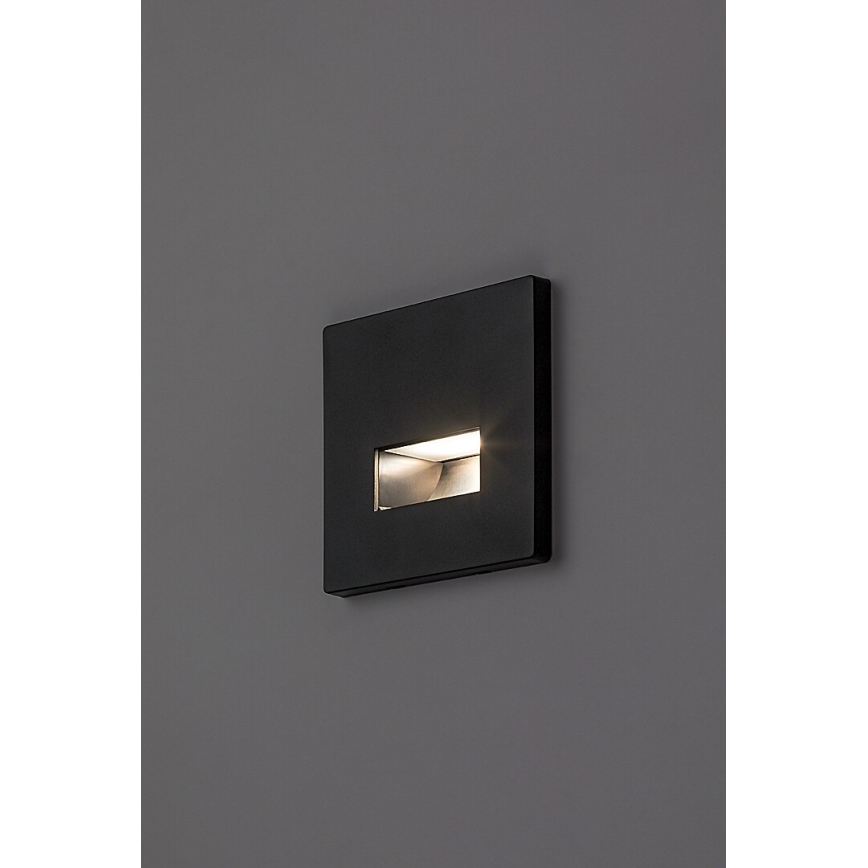 Rabalux - LED Staircase Light LED/1W/230V 3000/4500/6500K Black