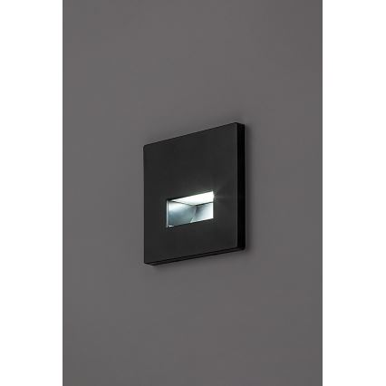 Rabalux - LED Staircase Light LED/1W/230V 3000/4500/6500K Black