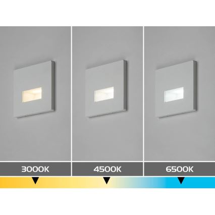 Rabalux - LED Staircase Light LED/1W/230V 3000/4500/6500K white