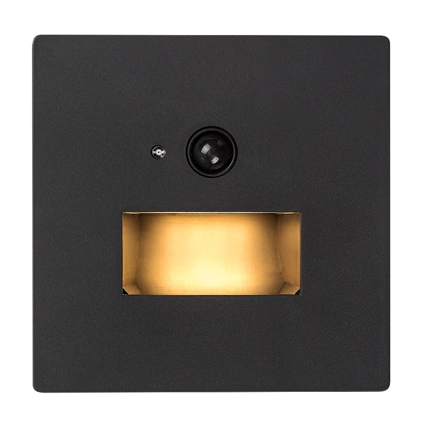 Rabalux - LED Staircase Light with Motion and Dusk Sensor LED/1W/230V 3000/4500/6500K Black