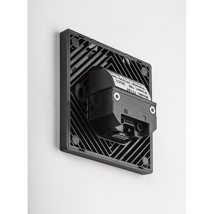 Rabalux - LED Staircase Light with Motion and Dusk Sensor LED/1W/230V 3000/4500/6500K Black