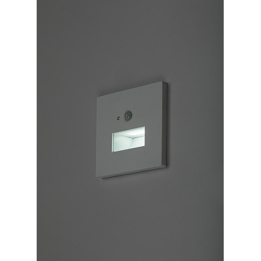 Rabalux - LED staircase light with motion and dusk sensor LED/1W/230V 3000/4500/6500K white