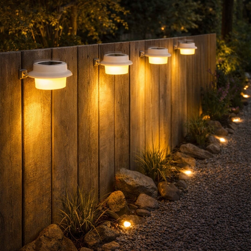 Rabalux - Set of 2 LED solar wall lights, LED/0.06 W / 1.2 V, 300 mAh, IP44